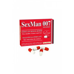 Aphrodisiaque SexMan 007  4 gélules