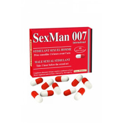 Aphrodisiaque SexMan 007  10 gélules