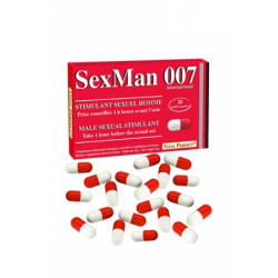Aphrodisiaque SexMan 007  20 gélules