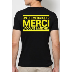T-shirt Jacquie   Michel Jaune fluo